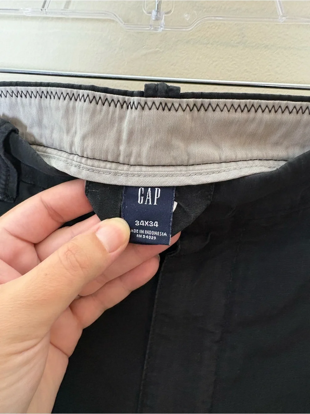 Gap Mens black utility casual pants 34 x 34